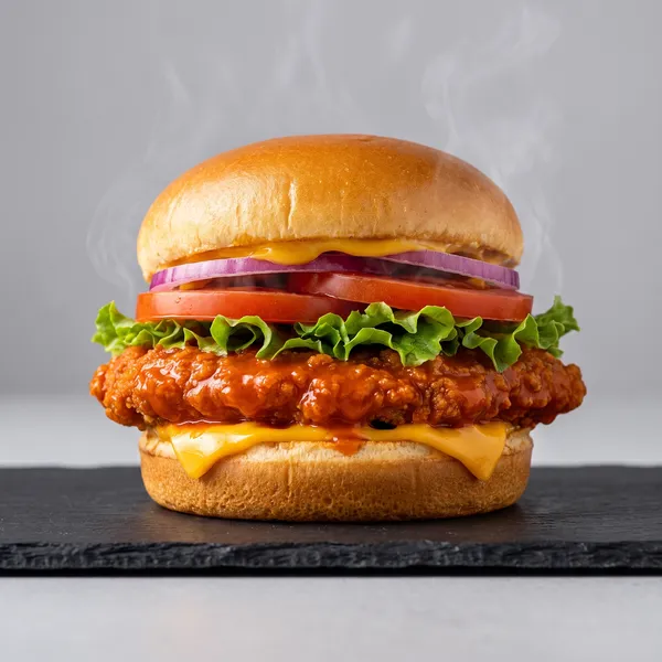 Buffalo Burn Burger (Hot)