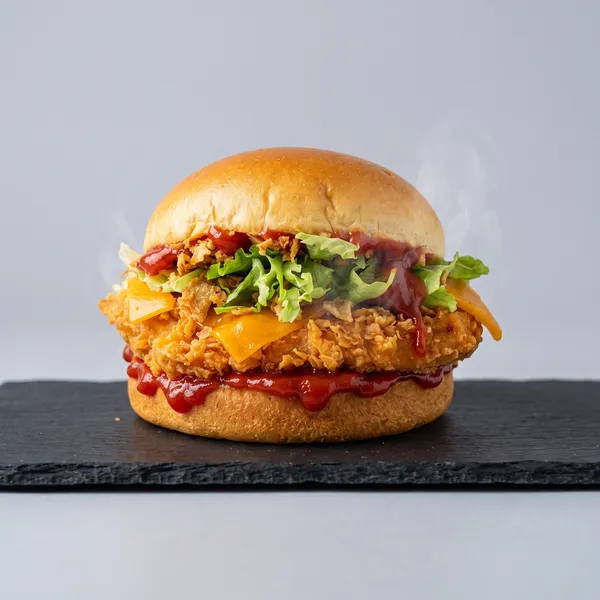 Premium Chicken Burger (Say Cheese)